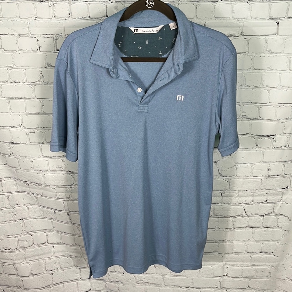Travis Mathew Polo Shirt Mens Medium